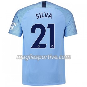 Completo Calcio Manchester City Silva 21 Divisa Prima 2018/2019